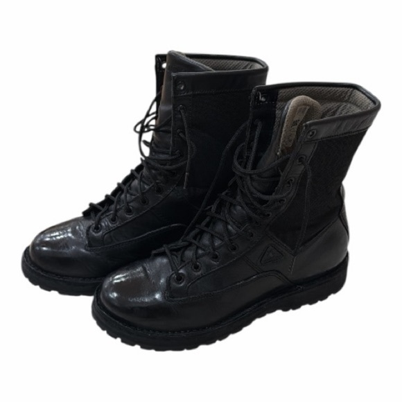 Rocky Portland lace to Toe Black Public Service Waterproof Boots Size 9.5 main image 7